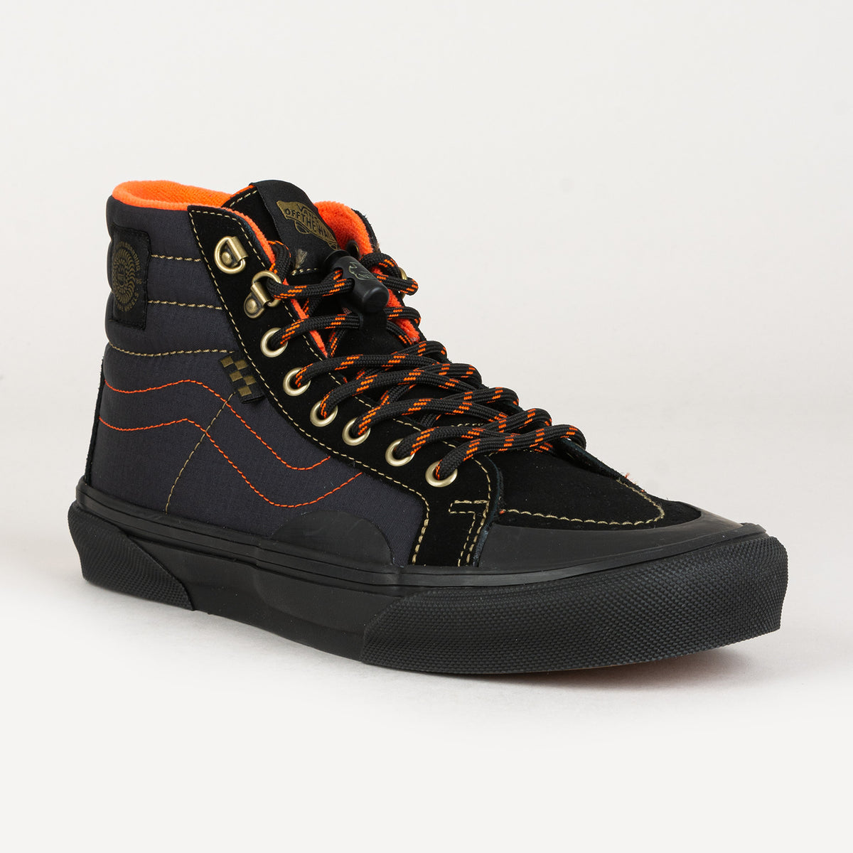 x Spitfire SK8-HI Vans Mens Shoes in spitfireblack-flame for men