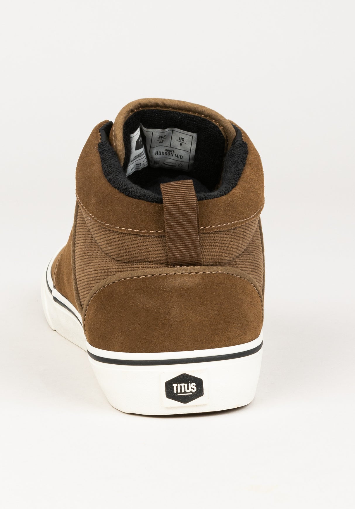 Hudson Mid coffee-cord-white Seitenansicht