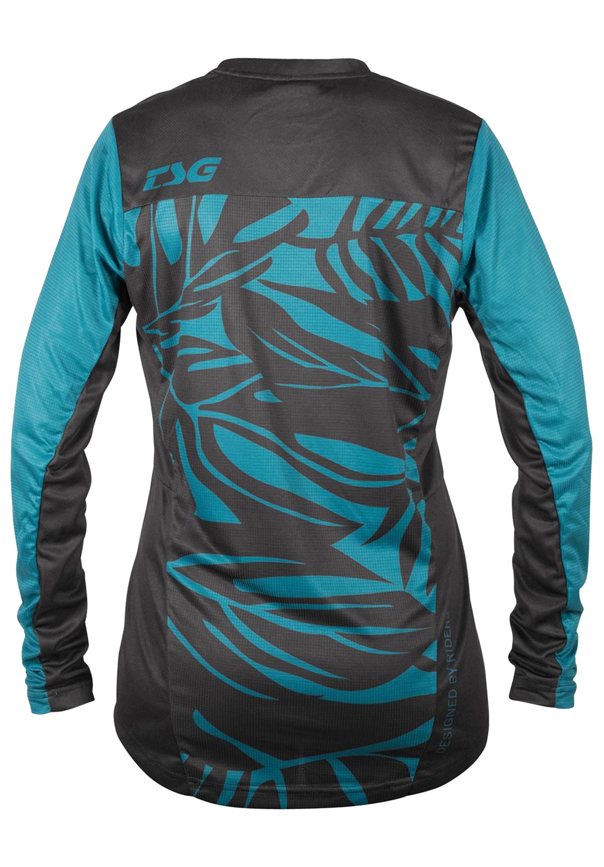 Floral Jersey Women ocean depths-black Rückenansicht