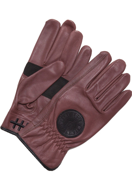 Death Grip Glove oxblood Vorderansicht