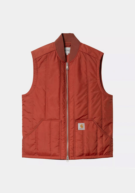 Carhartt WIP Lachlan Liner Vest Chaleco vermillion – Vista frontal
