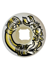 OJ Wheels Kieran Woolley Roo Gold Double Duro Mini Combo 101 Wiel white – Vooraanzicht