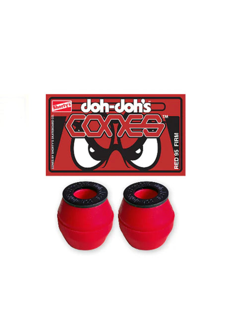 Doh-Doh Cones 95 red - 5 Set Box Bujes red – Vista frontal