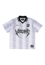 Welcome Penalty Soccer Jersey T-shirt white-lavender – Vooraanzicht