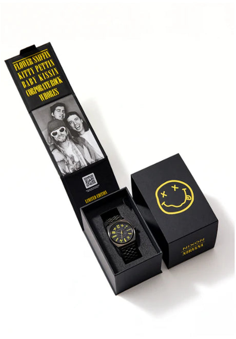 Nixon x Nirvana Time Teller Orologio black – Vista di dettaglio 2
