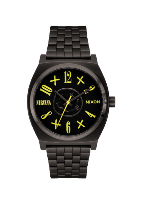 Nixon x Nirvana Time Teller Orologio black – Vista frontale