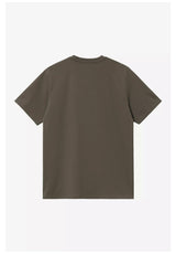 Carhartt WIP Madison T-Shirt cypress-white – Back view