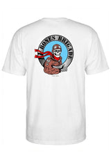 Powell-Peralta Bones Brigade Ripper Pilot T-Shirt white – Front view