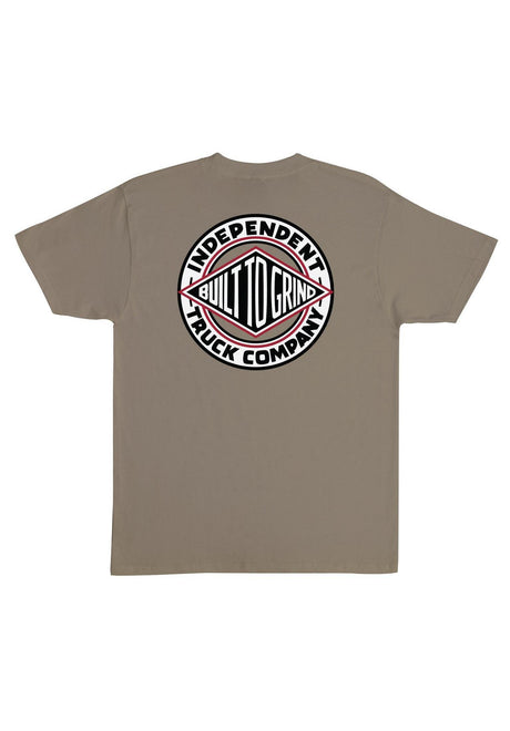 Independent BTG Summit heavyweight T-Shirt prairie dust – Back view
