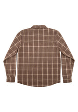 Independent Belmont Flannel Top Camisa brown-tan – Vista trasera