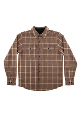 Independent Belmont Flannel Top Camisa brown-tan – Vista frontal