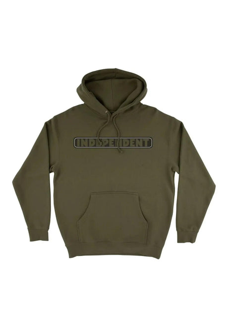 Independent Bar Logo heavyweight Hoodie army – Set forfra