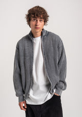 TITUS Matthew Chaqueta de punto greyblue – Vista trasera