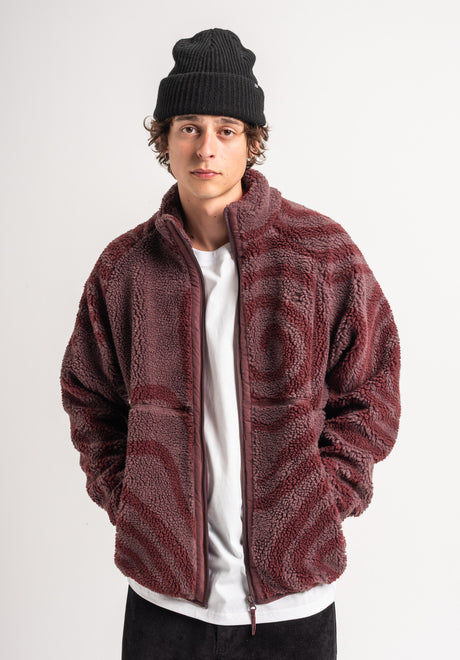 TITUS Jacob Winterjas darkberry-ao – Achteraanzicht