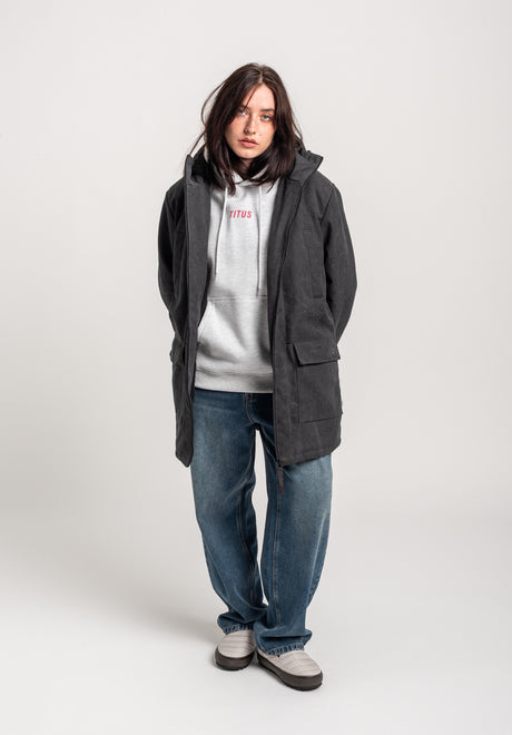 TITUS Baton Winterjakke blackwashed – Detaljevisning 2