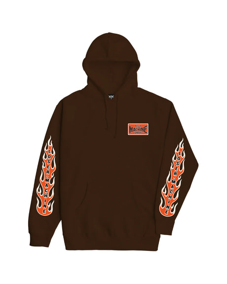 Loser-Machine Flamethrower Hoodie black – Front view