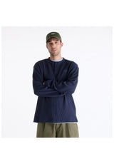 New Balance Numeric Waffle Knit Longsleeve night – Front view