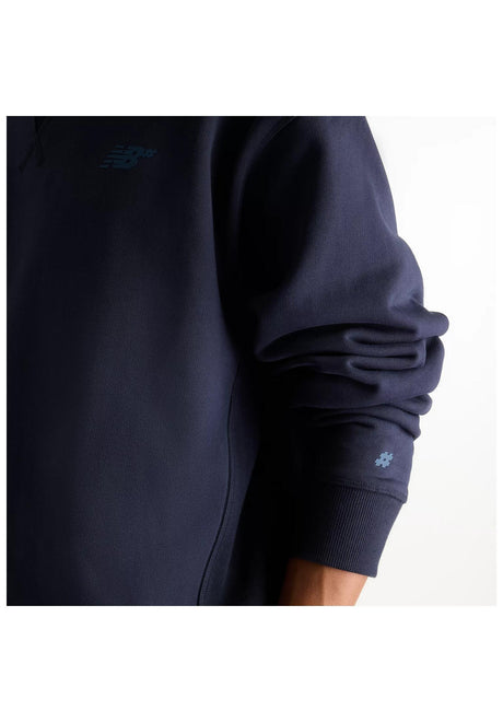 New Balance Numeric French Terry Small Logo Sweatshirt night – Vue de détail 1