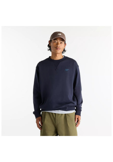 New Balance Numeric French Terry Small Logo Sweatshirt night – Vue de face