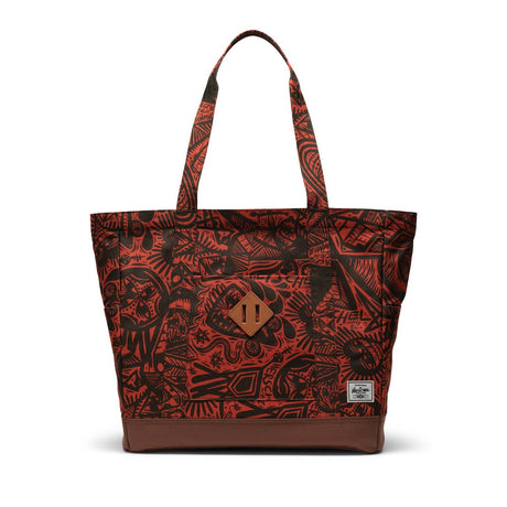 Herschel Thomas Campbell Heritage Tote Taske TC forest night-saddle brown – Set forfra