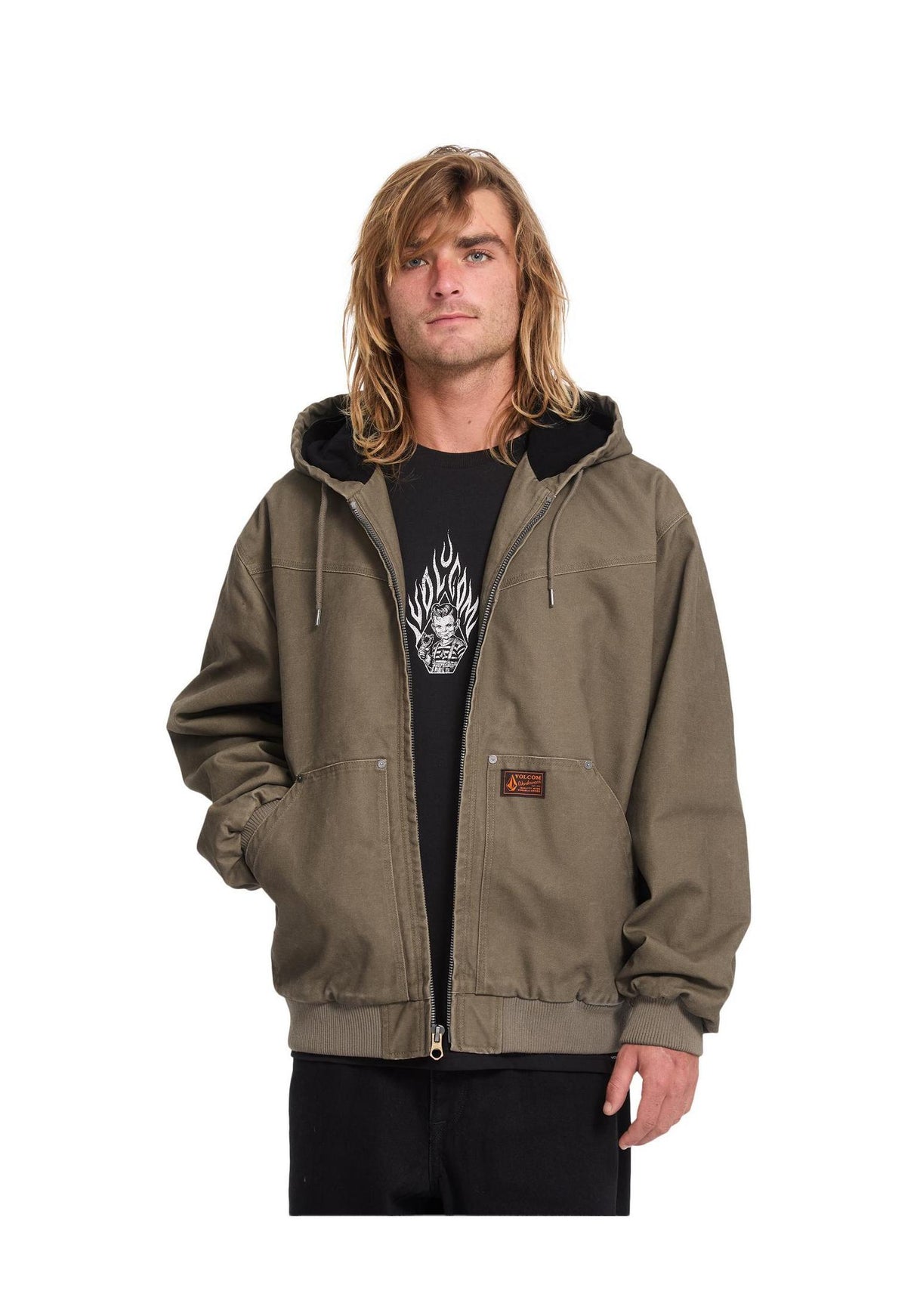 Volcom Hamilstorm Winterjacke earth – Detaljevisning 1