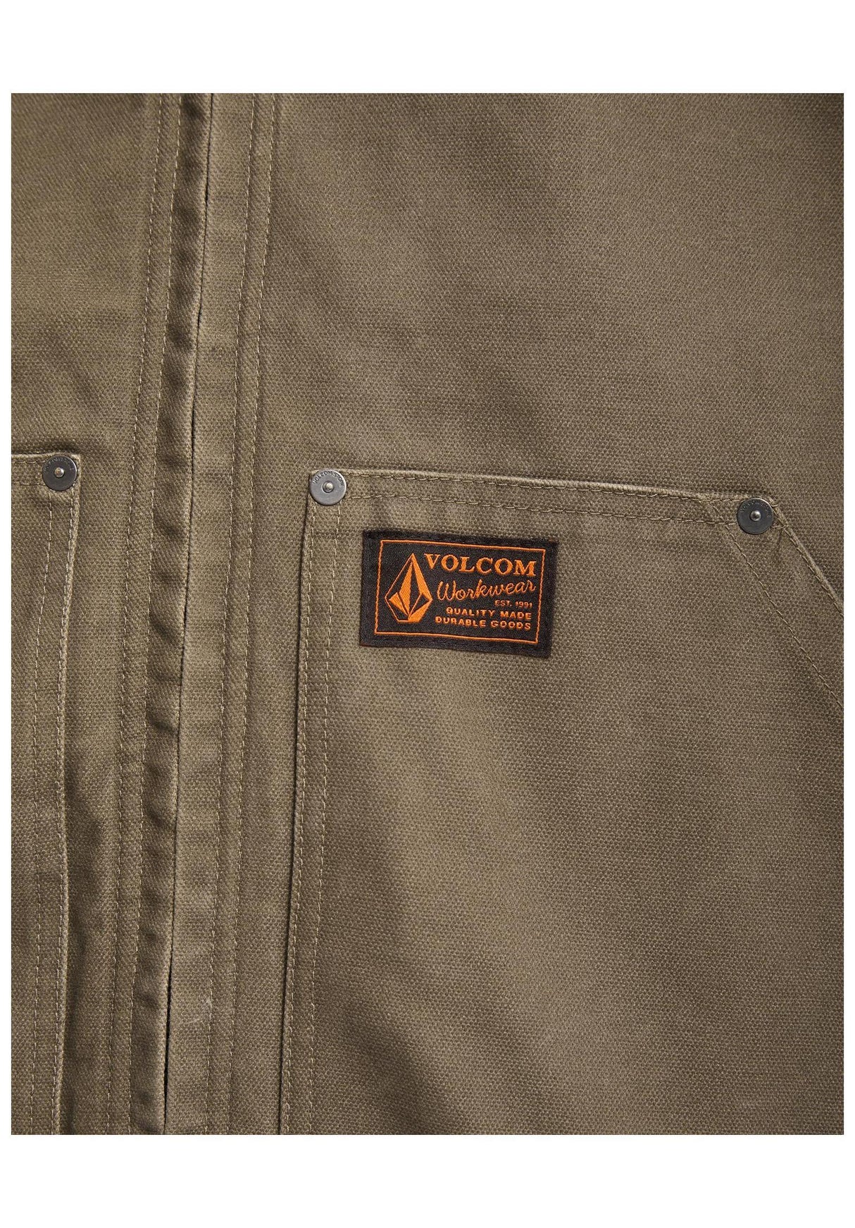 Volcom Hamilstorm Winterjacke earth – Set oppefra