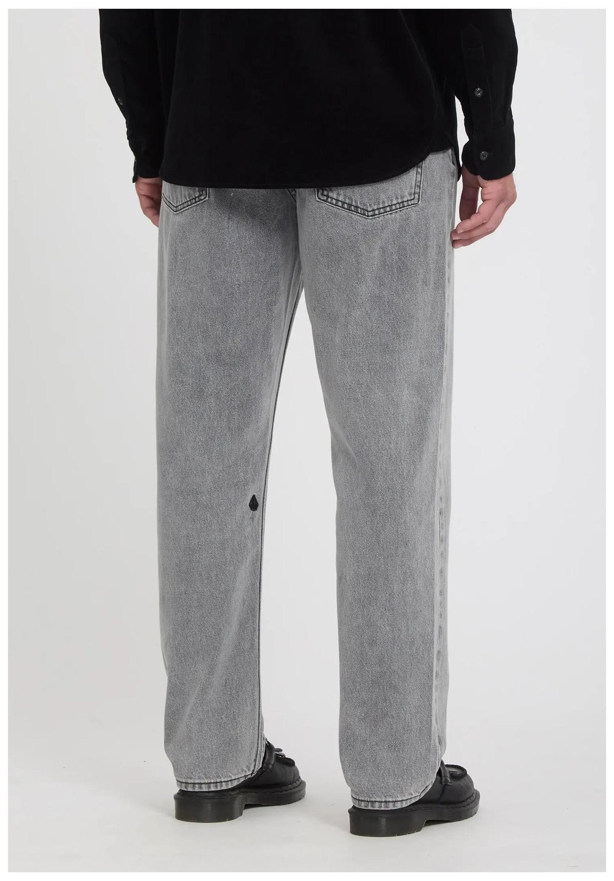 Volcom Fivedown Denim Jeans lightgrey – Back view