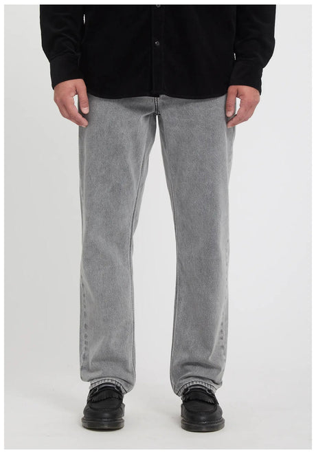 Volcom Fivedown Denim Jeans lightgrey – Front view