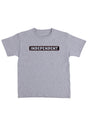 Bar Logo Youth Midweight sportgrey-white Vorderansicht