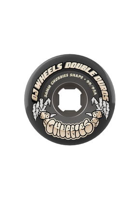Double Duro Chubbies 99A/95A transparent-black Vorderansicht