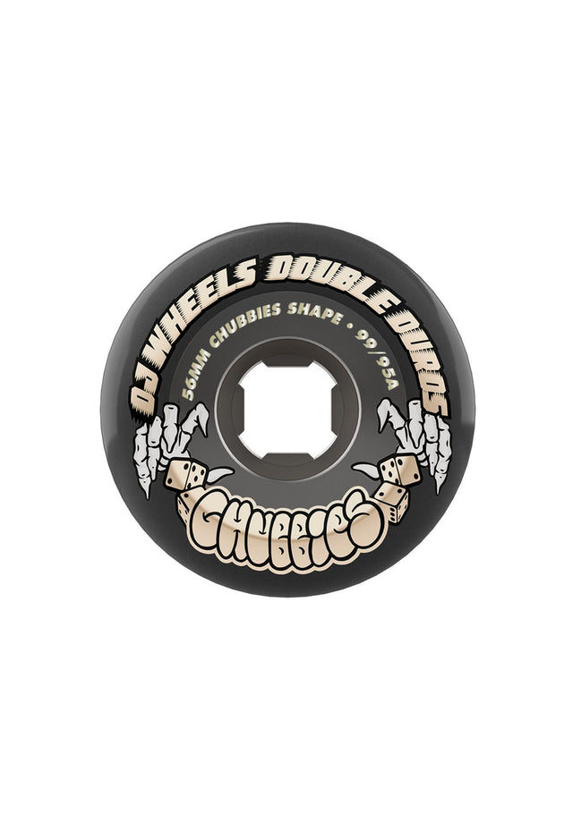 Double Duro Chubbies 99A/95A transparent-black Vorderansicht