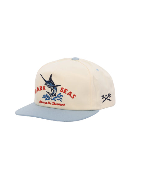 Dark Seas Vapor Cappellino white-lightblue – Vista frontale