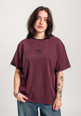 TITUS W Heritage Clean T-shirt darkberryfaded – Vista posteriore