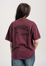 TITUS W Heritage Clean T-shirt darkberryfaded – Vista 1