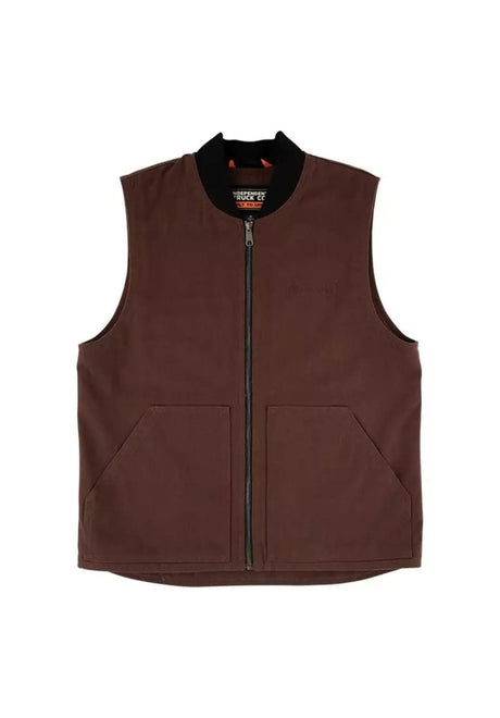 Independent Built to Grind Work Top Vest chocolate – Set forfra