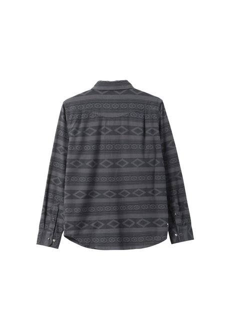Dark Seas Austin Camicia a maniche lunghe indigo – Vista posteriore
