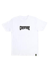 Creature Mono Heavyweight T-shirt white – Vue de face