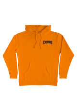 Creature Mono Heavyweight Hoodie-sweater safetyorange – Vooraanzicht