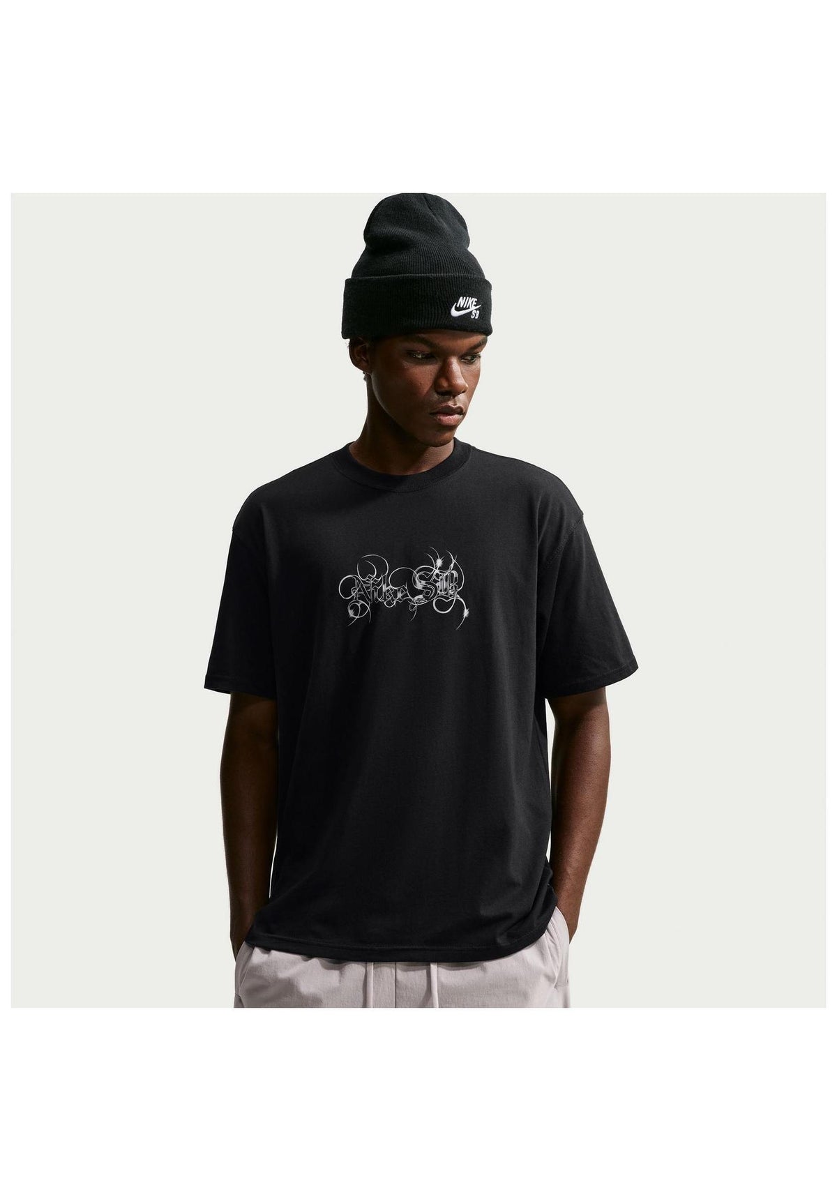 Nike SB M90 Skate T-shirt black – Vista posteriore