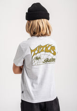 TITUS Heritage Classic Kids Camiseta lightheathergrey – Vista trasera