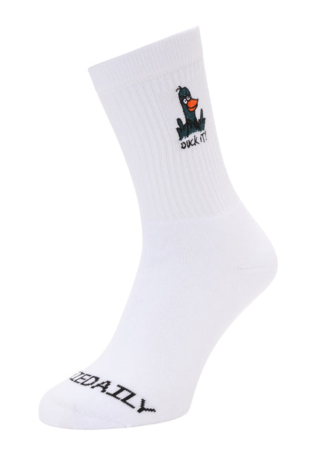 iriedaily Duck Calze white – Vista frontale