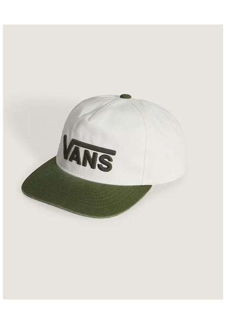 Vans Drop V Logo Snapback Kasket green-balsam – Set forfra