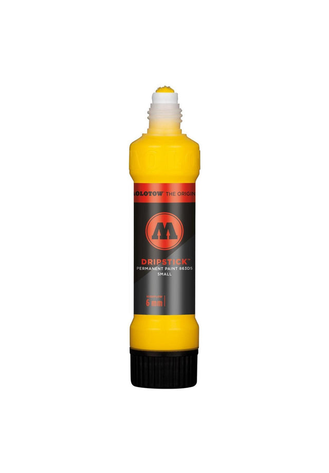 Dripstick Permanent Paint 863 DS Marker 6mm zinkgelb Vorderansicht