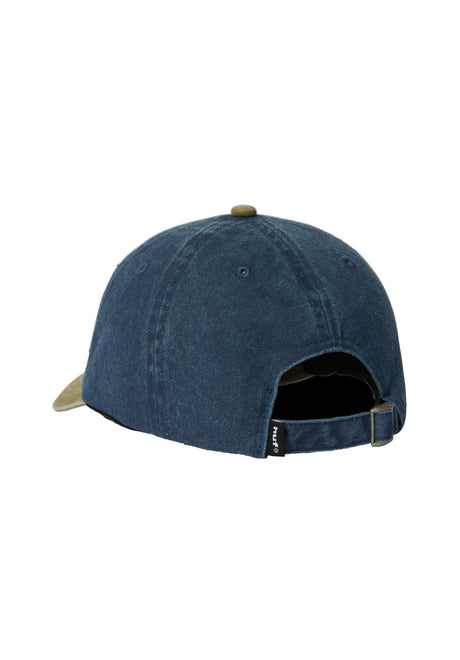 HUF Two Tone 89 Washed 6 Panel Hat Casquette navy – Vue de dos