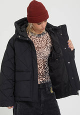 Volcom Out Of Boxy Puff Chaqueta de invierno black – Vista de detalle 1