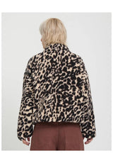 Volcom Wylding Out Sherpa Light Jacket animalprint – Back view