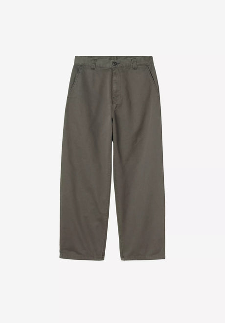Carhartt WIP Brady Chino- / Stofbukser shungitestonewashed – Set bagfra