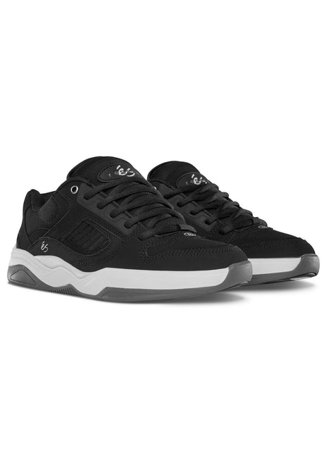 éS TJ Rogers Scarpe da uomo black-white-grey – Vista posteriore