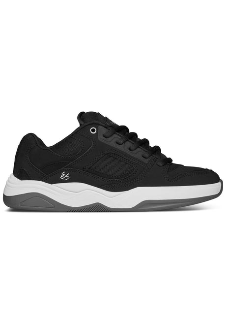 éS TJ Rogers Scarpe da uomo black-white-grey – Vista frontale
