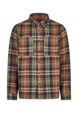 iriedaily Chillax Lumber Shirt-Longsleeve olive – Front view